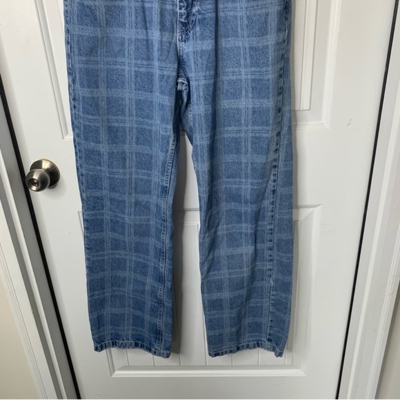 The Ragged Priest plaid straight leg Dad jeans size 28 - Picture 5 of 11